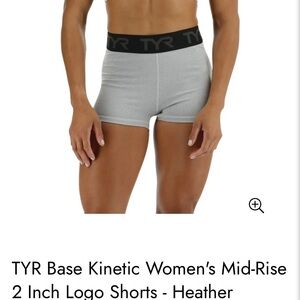 TYR Women's Light Gray Athletic Shorts